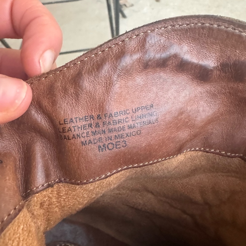 Brown Leather Born Booties - image 7